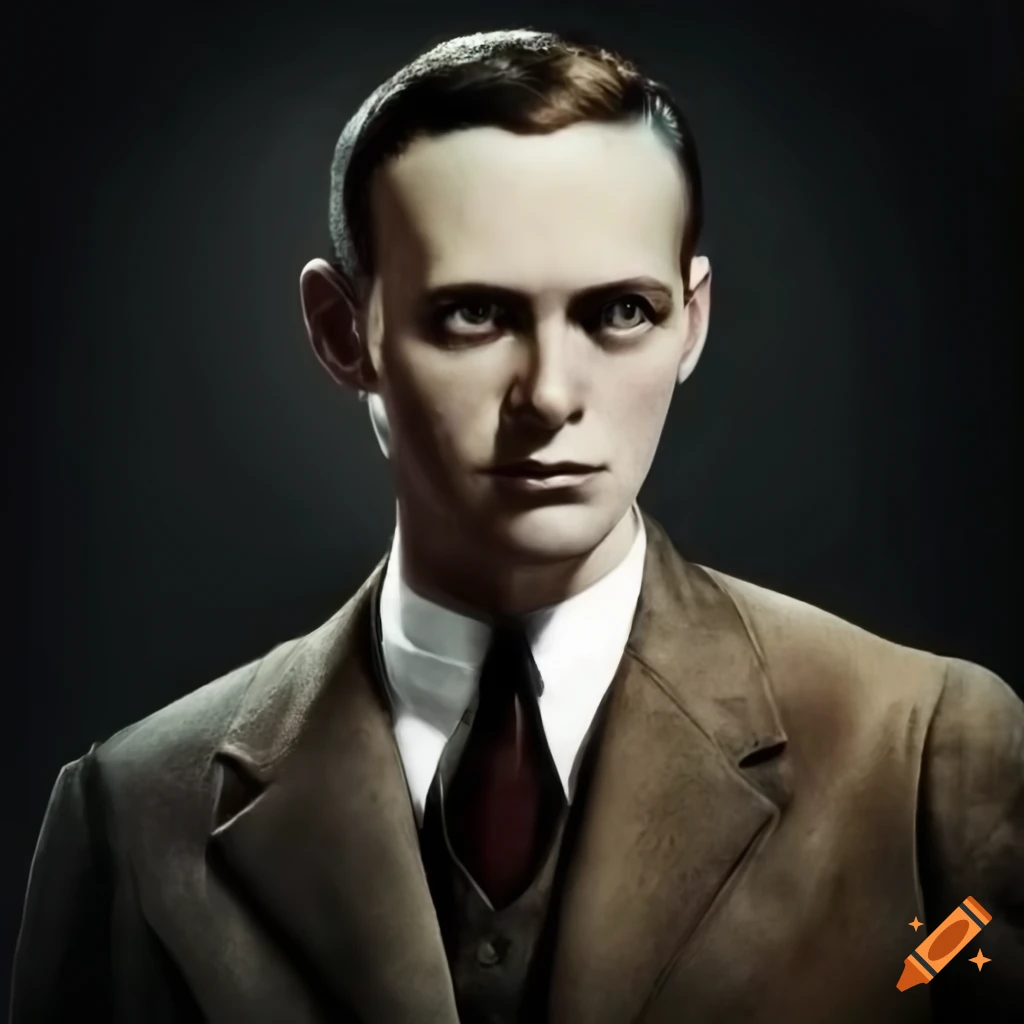 portrait of a suave 1930s gangster