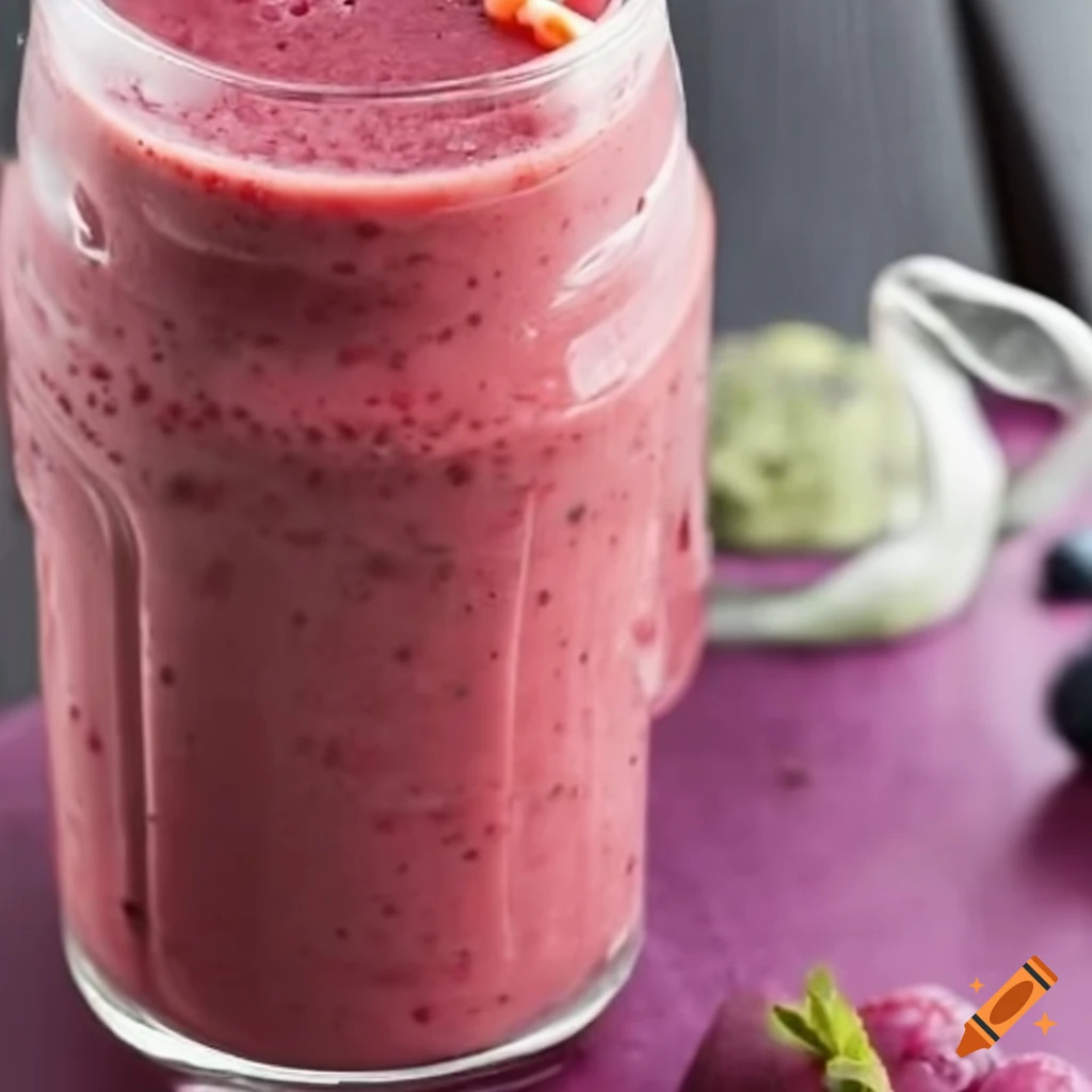 delicious and refreshing berry smoothie