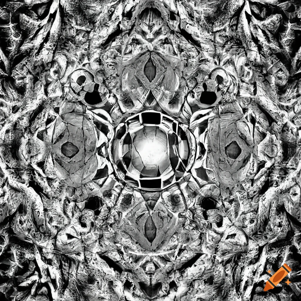 abstract artwork of handball kaleidoscope