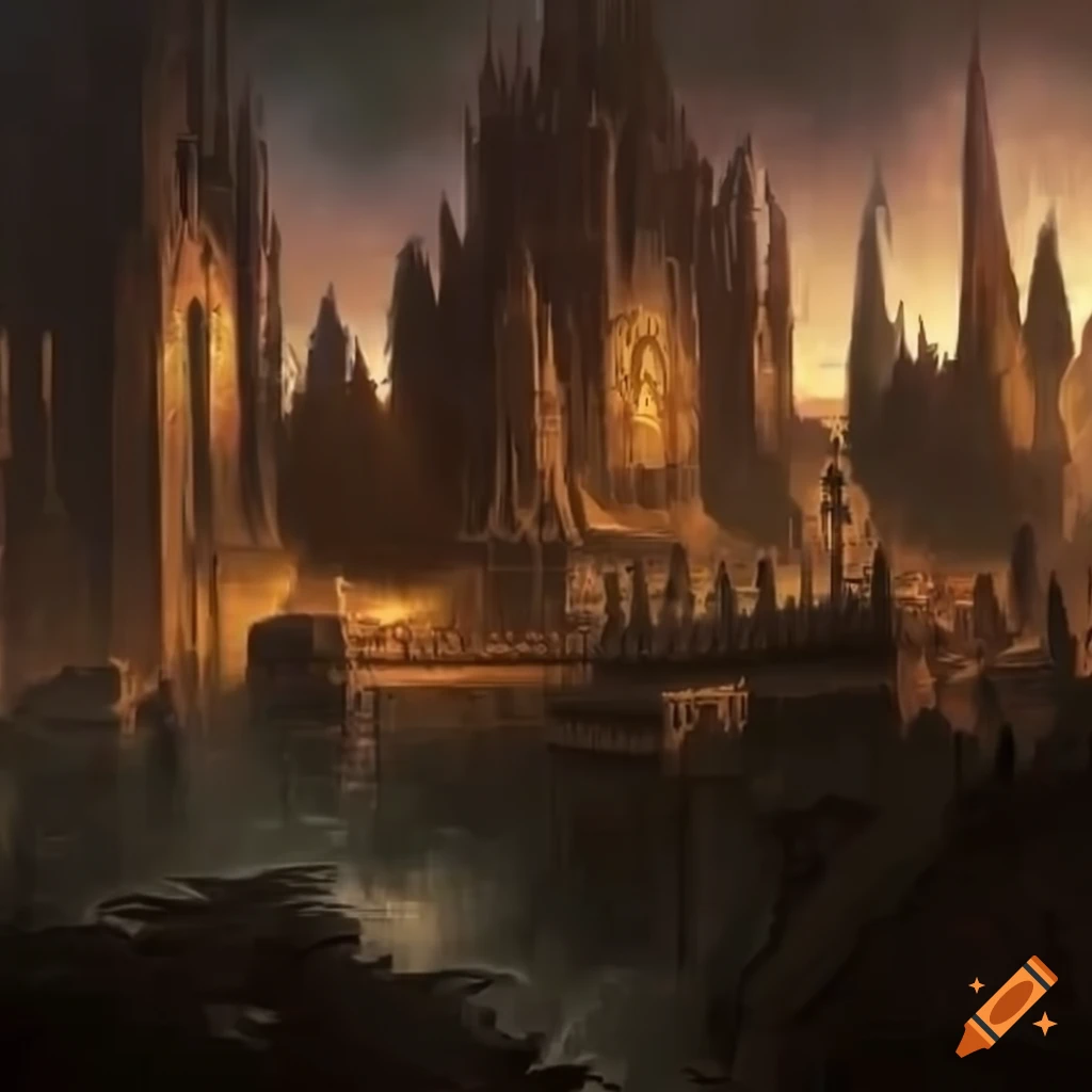 image of an advanced ancient city