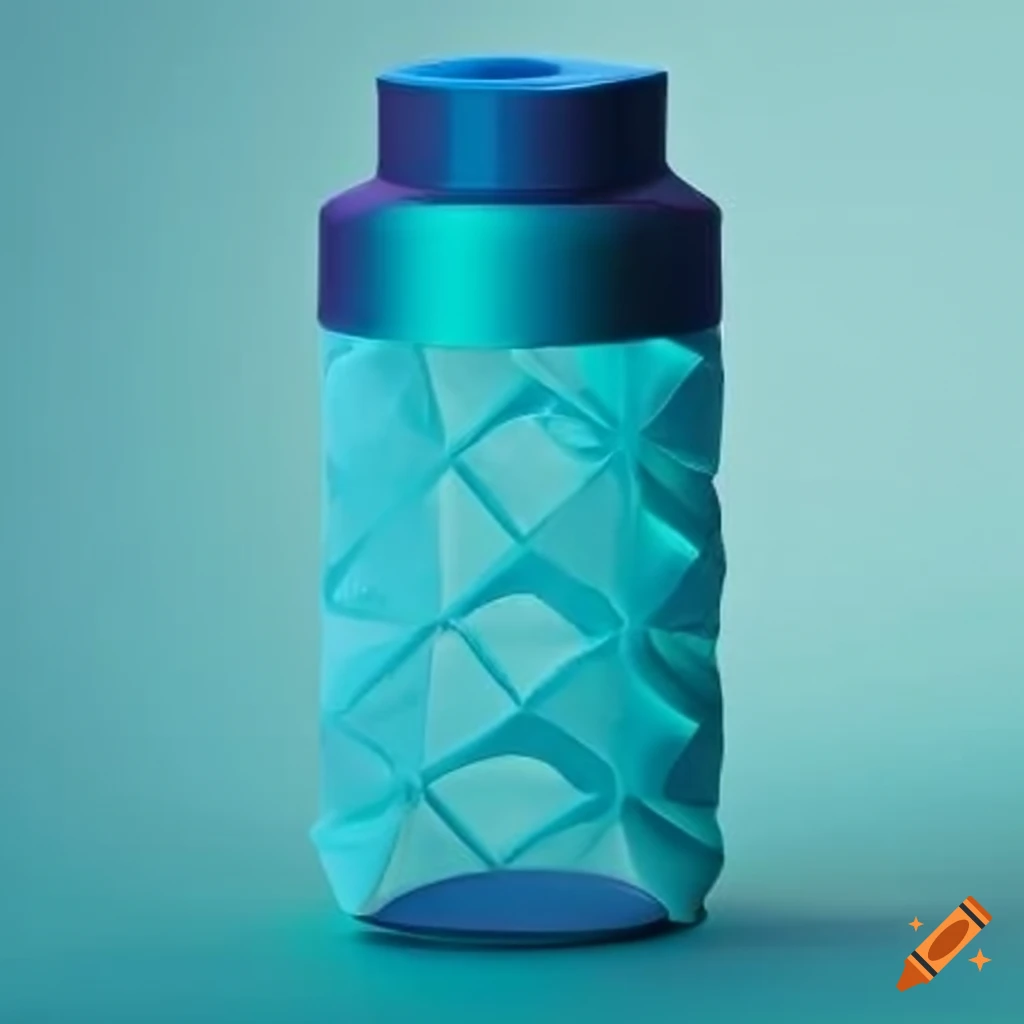 collapsible bottle with unique triangular design
