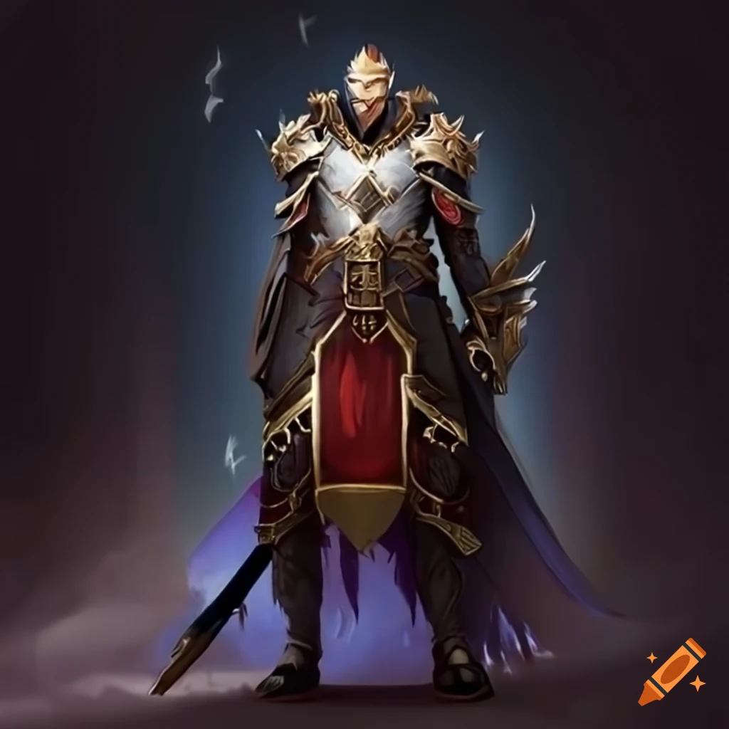 image of a stylish warrior with a shining katana