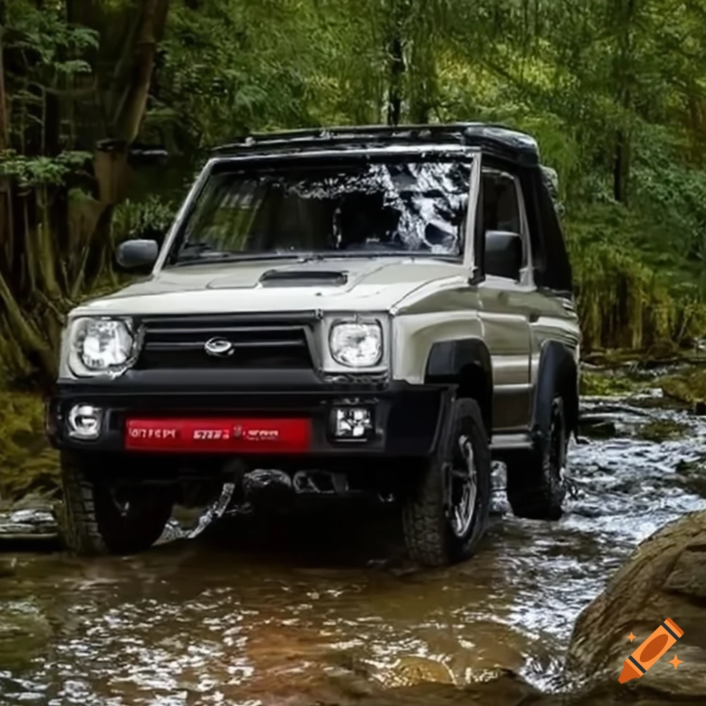 image of a new classic Daihatsu offroad concept car