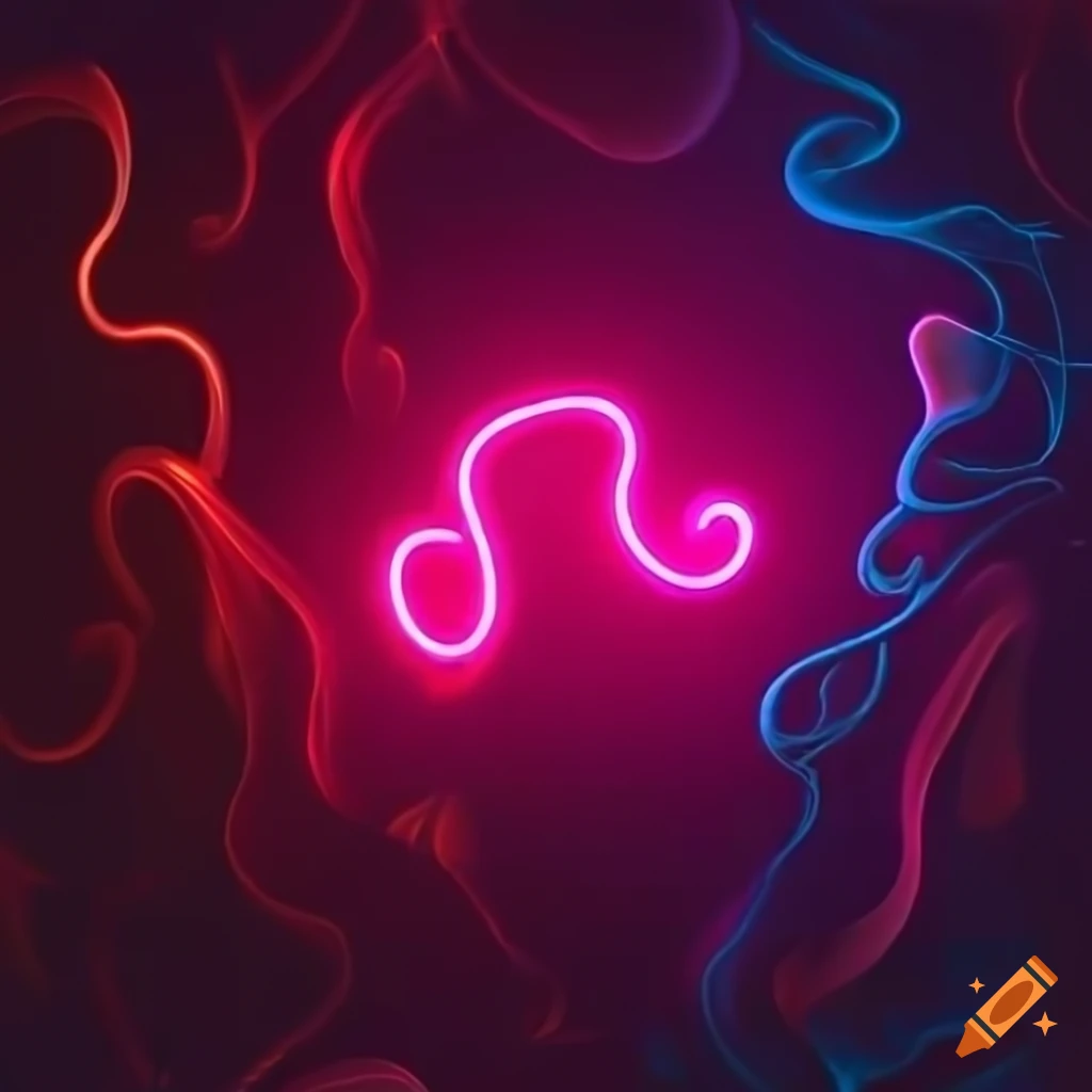 vibrant neon light background