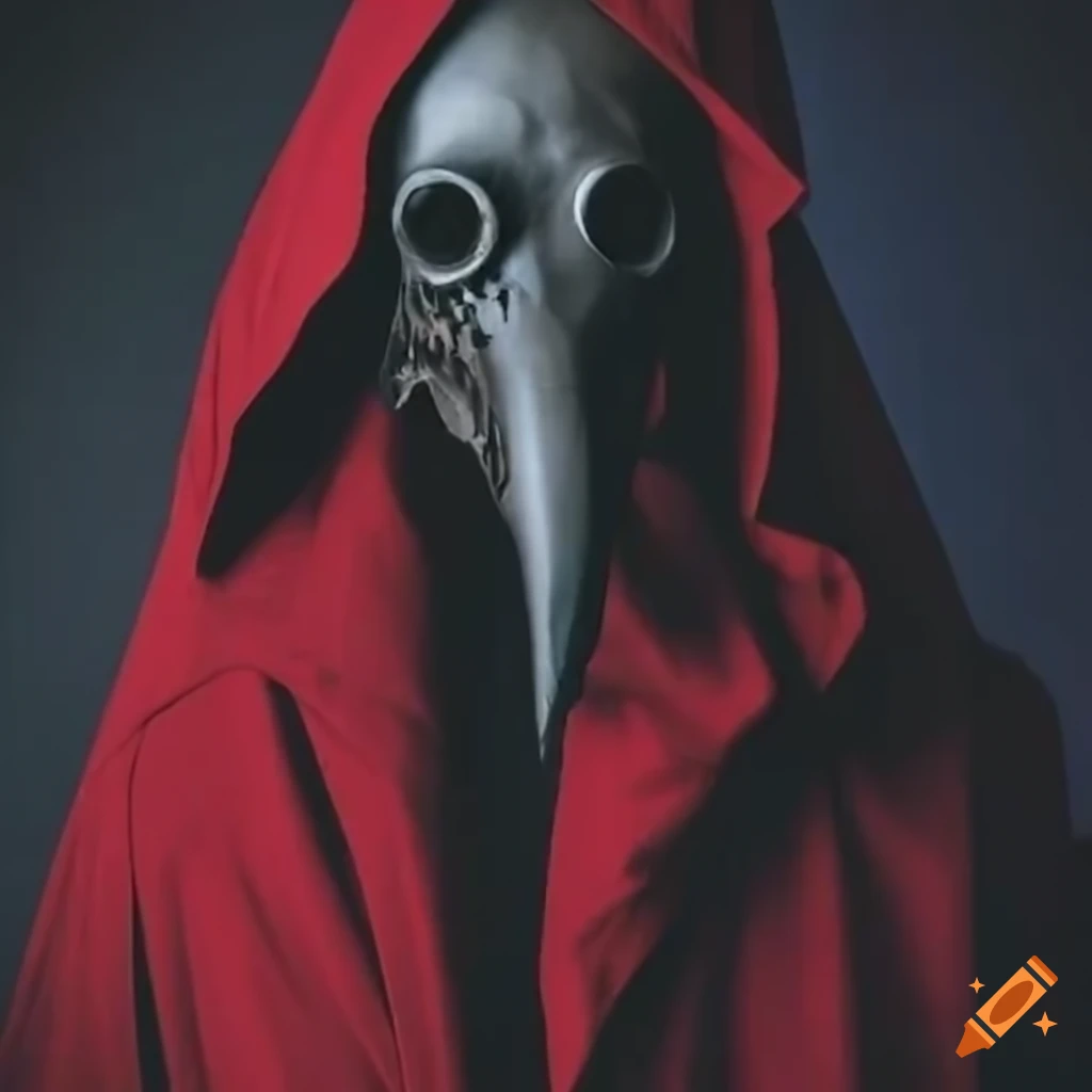 image of a man dressed as a plague doctor from Dune