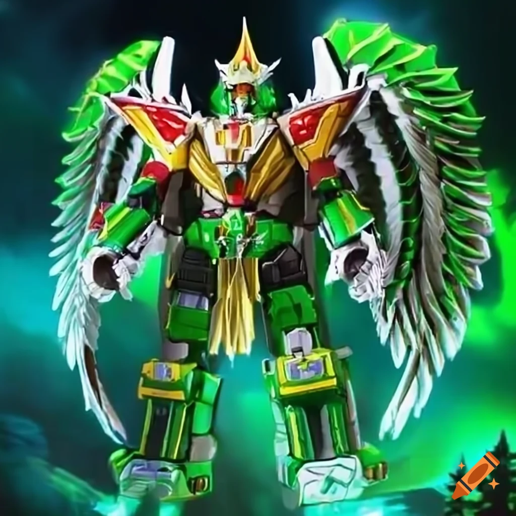 Green Garuda Megazord action figure
