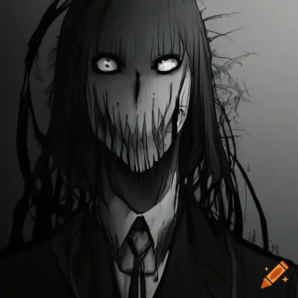 Slenderman Jeff The Killer Creepypasta Anime Drawing PNG, Clipart, Art,  Black Hair, Blood, Brown Hair, Cartoon