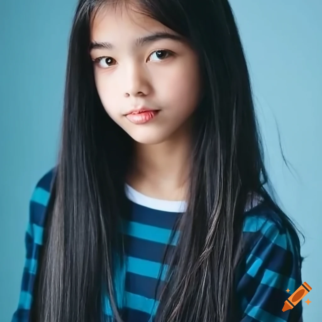 portrait of a determined schoolgirl