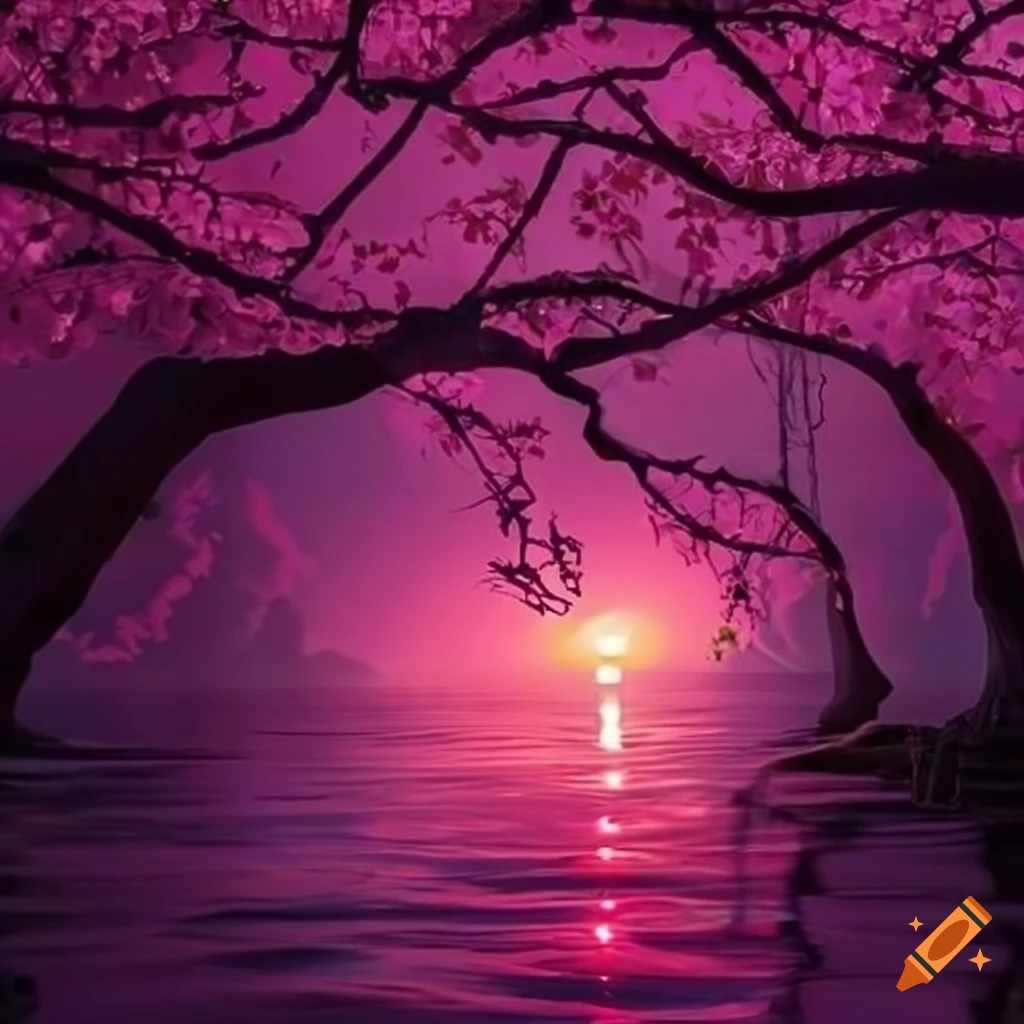 beautiful sakura flowers in dreamy light