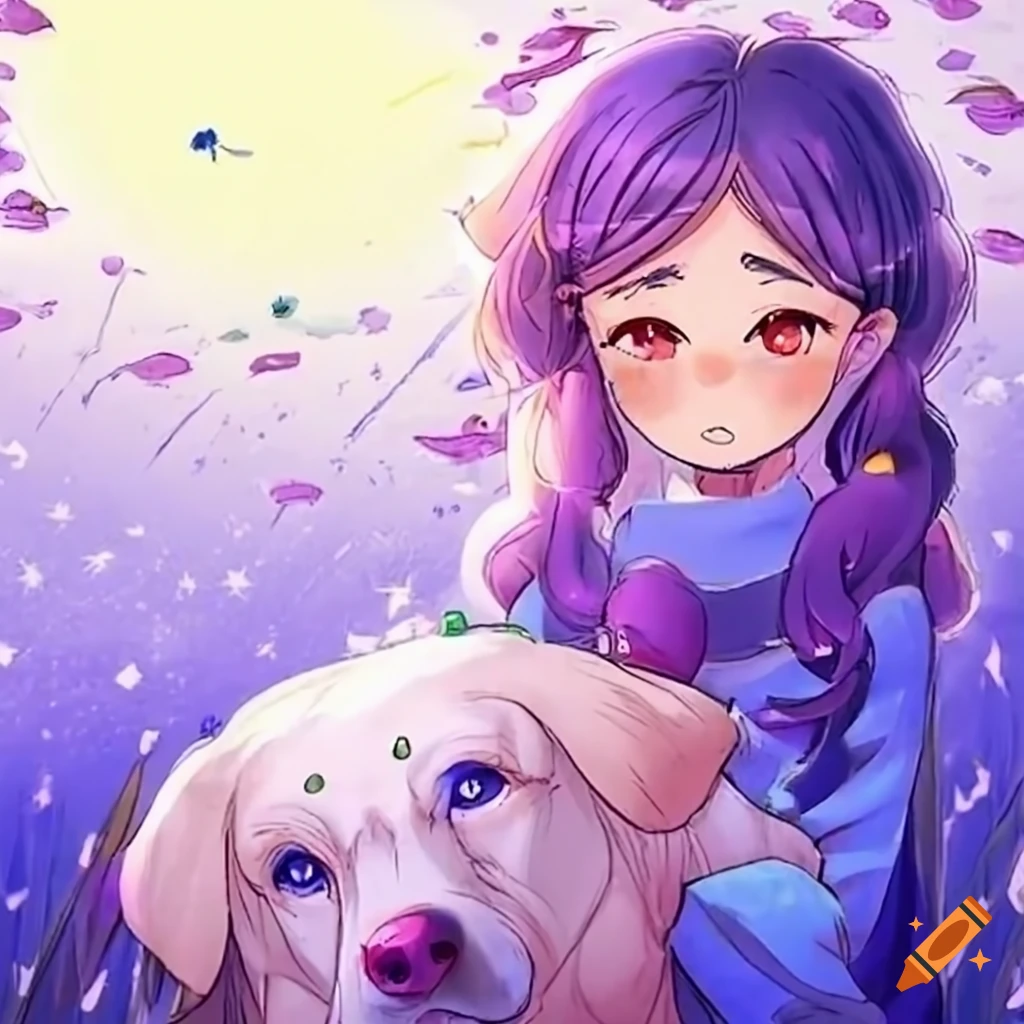 illustration of Luna and Sparky, best friends in Everwood