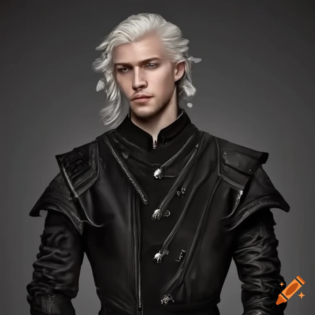 stylish modern male wearing a black jacket