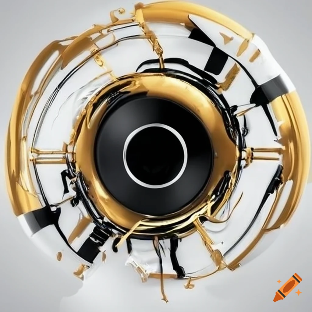 luxury black and gold marine electronics