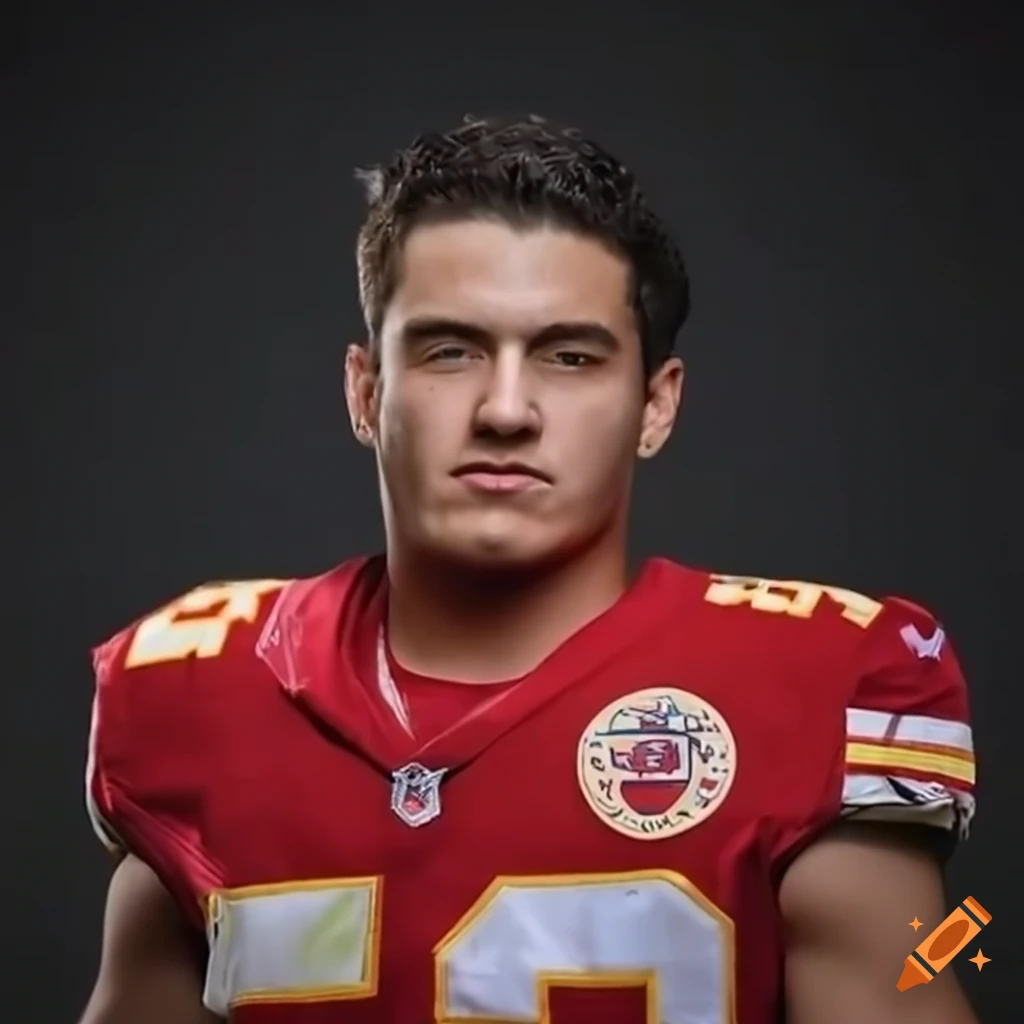 Matt Araiza wearing a Chiefs uniform