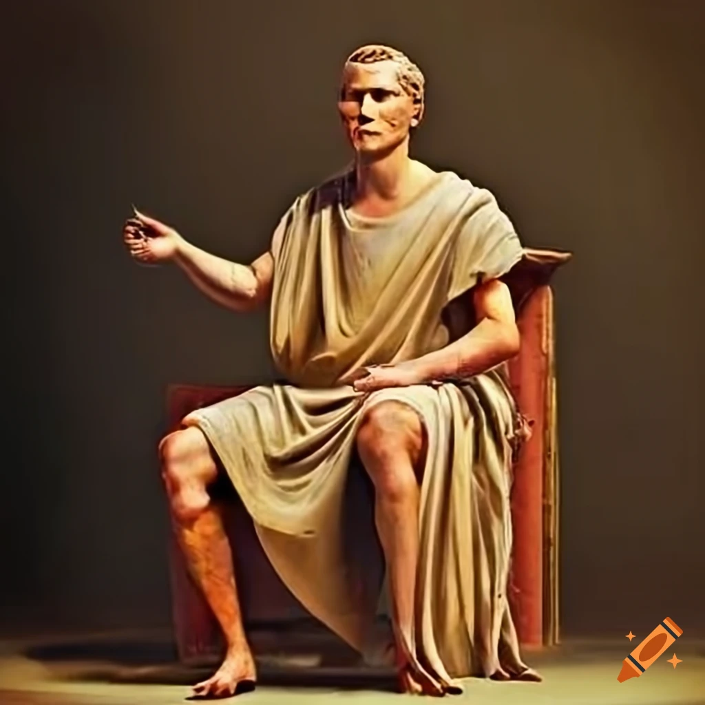 ancient roman tribune of plebs sitting