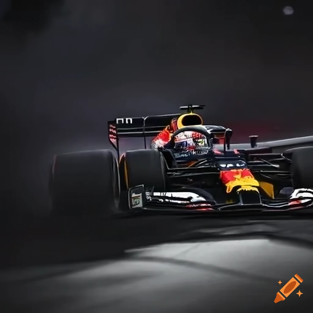 Max Verstappen in a Formula 1 race