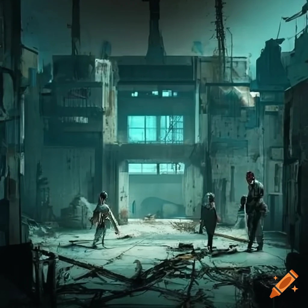 post-apocalyptic science lab