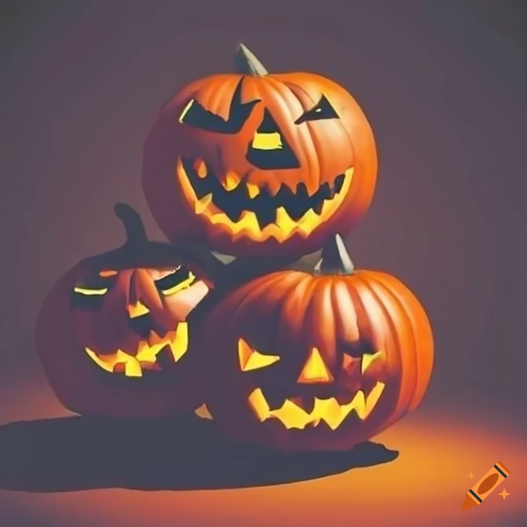 pile of jack o lanterns