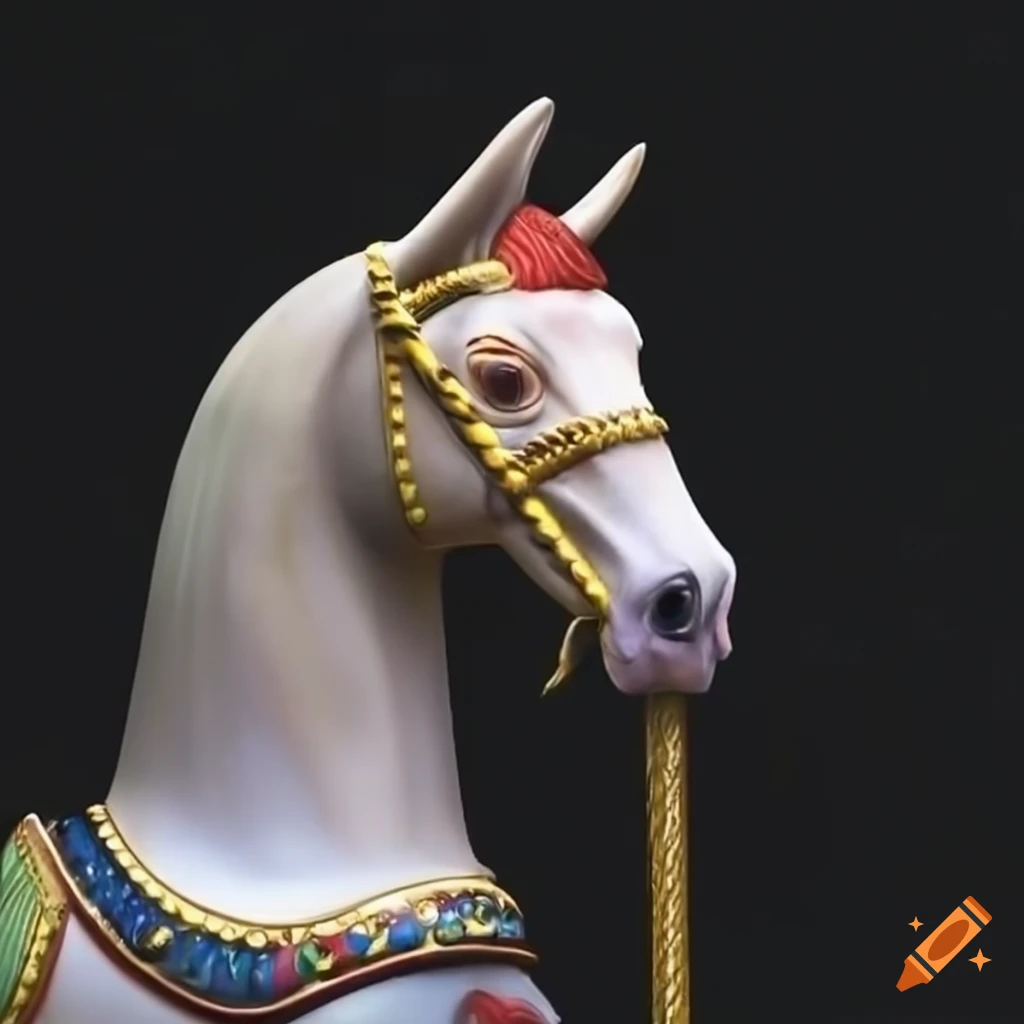 horse on a carousel