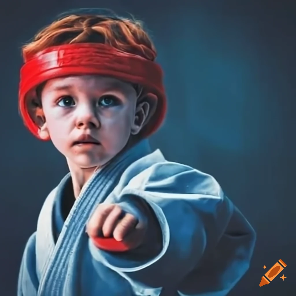 children practicing karate and samba