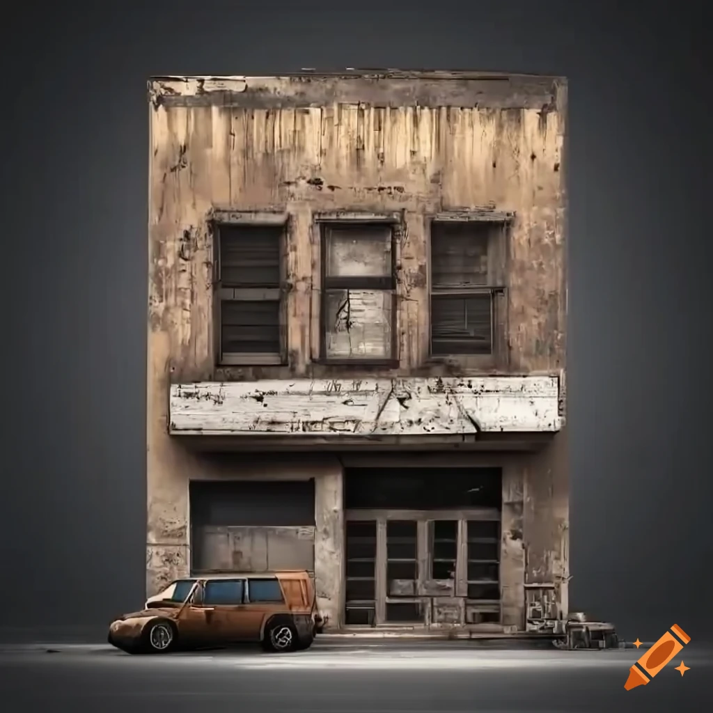 gritty urban storefront in New York style
