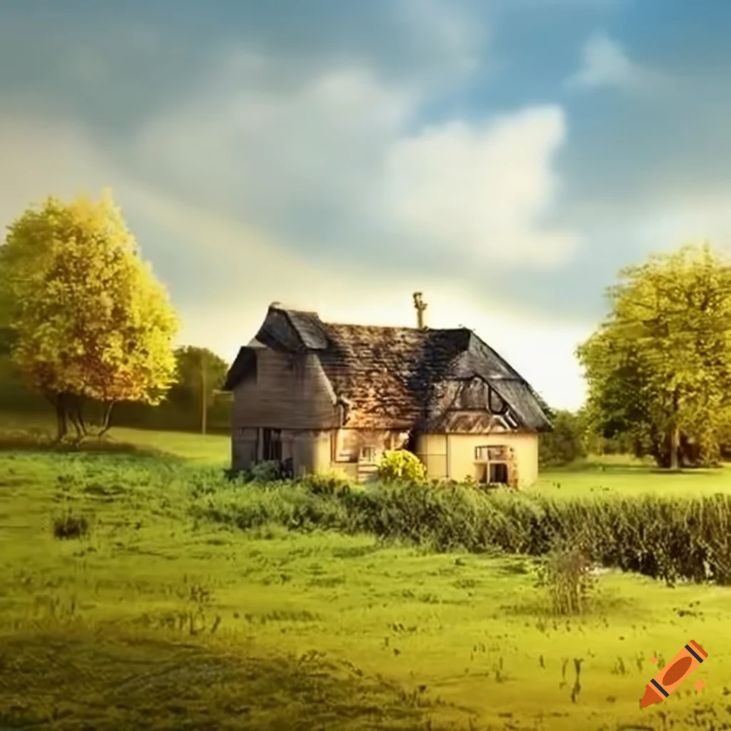 picture of a cozy country house