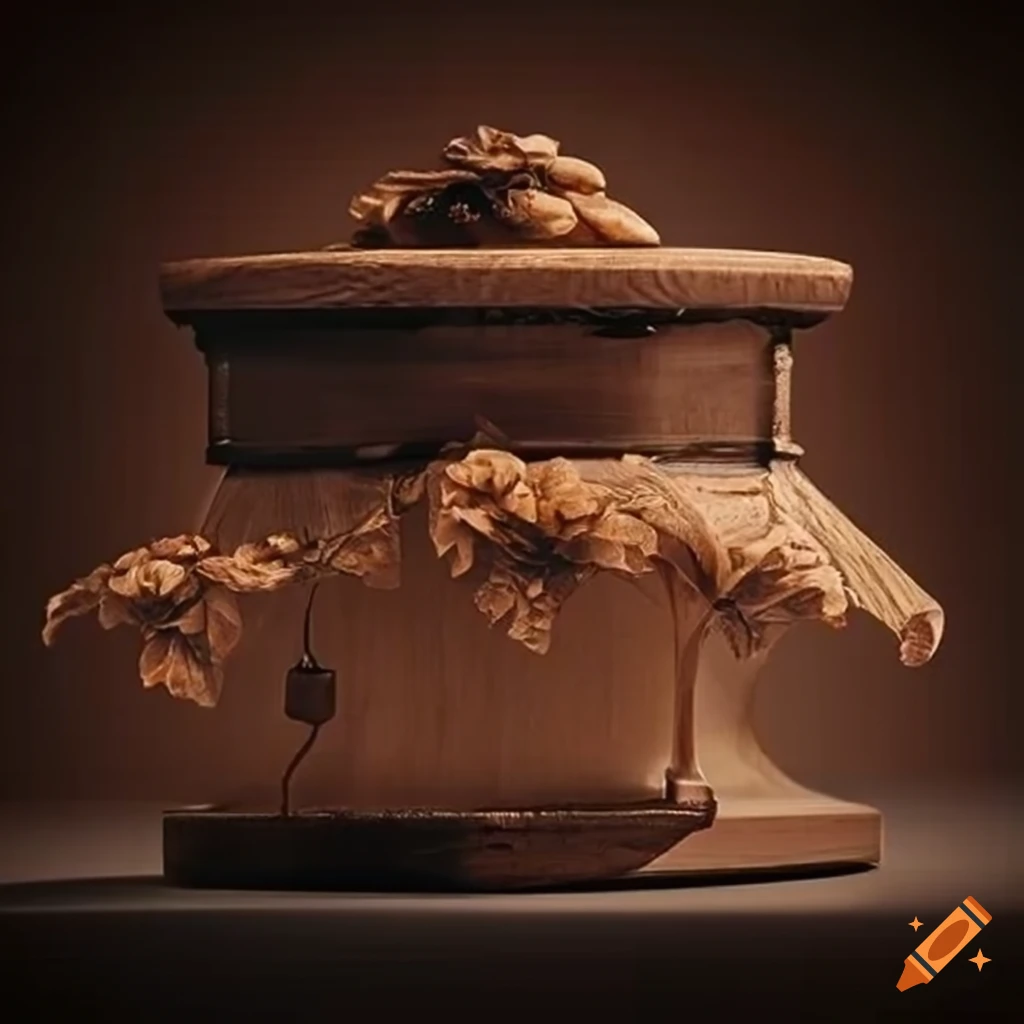 sophisticated wood candle box packaging design