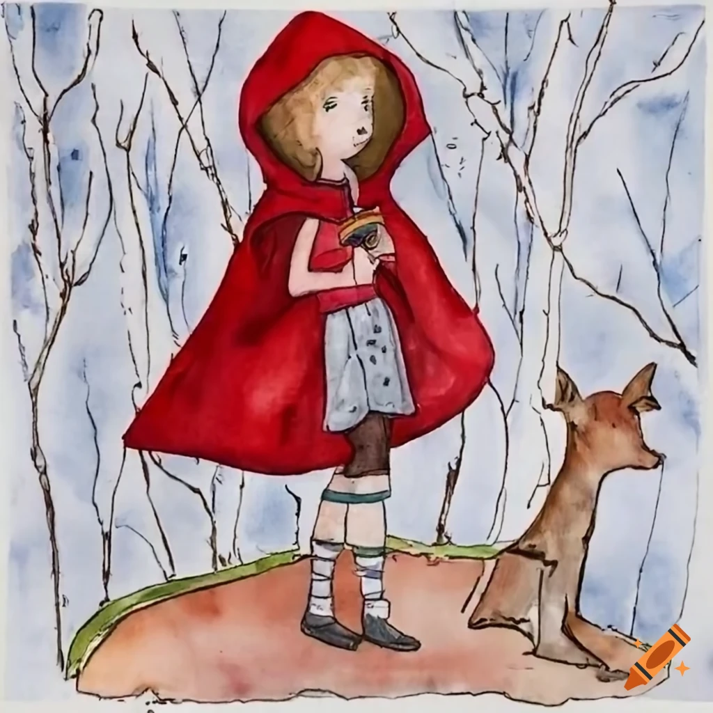 illustration of Little Red Riding Hood