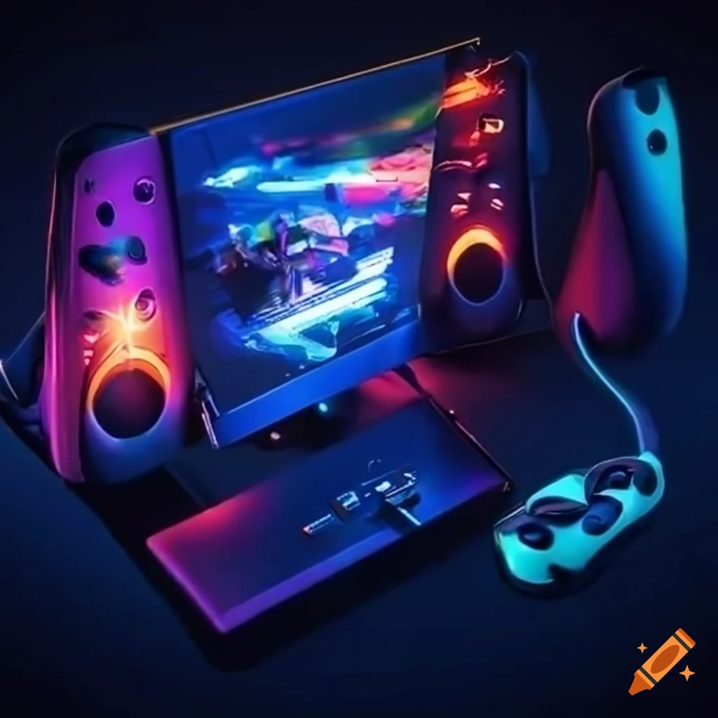 gaming on-the-go illustration