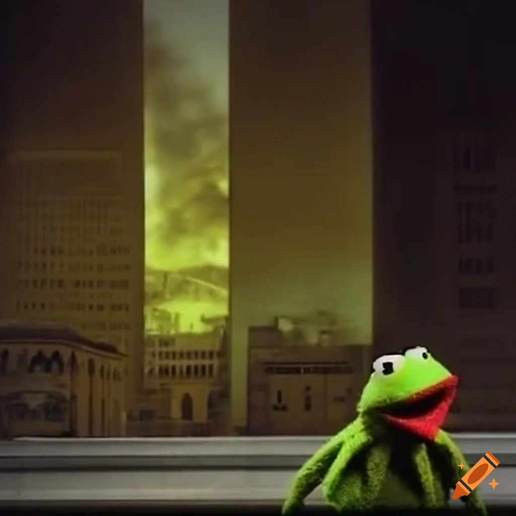 Kermit the frog meme on Craiyon