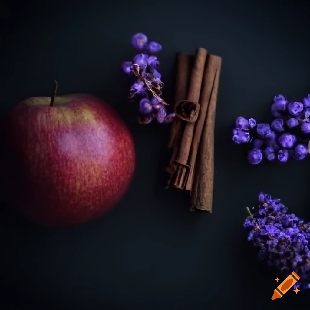 fragrance composition with lavender, currant, grapefruit, fir, oriental rosewood, cinnamon, apple