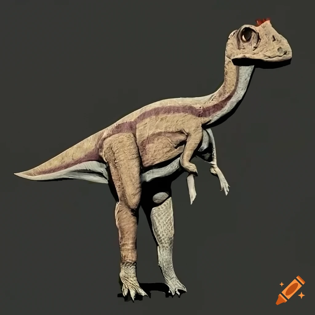 detailed depiction of a Hadrosaurus dinosaur