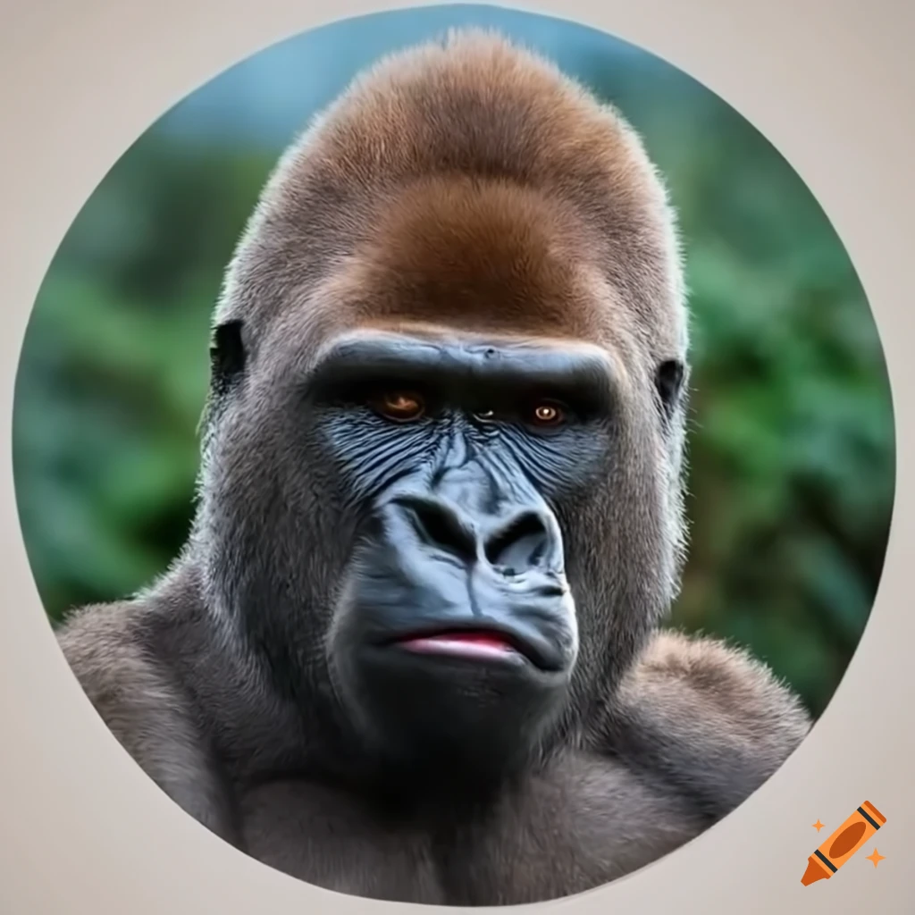 Gorilla sitting posing hi-res stock photography and images - Alamy