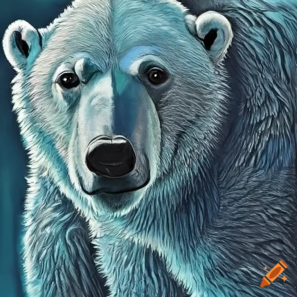 polar bear in its natural habitat