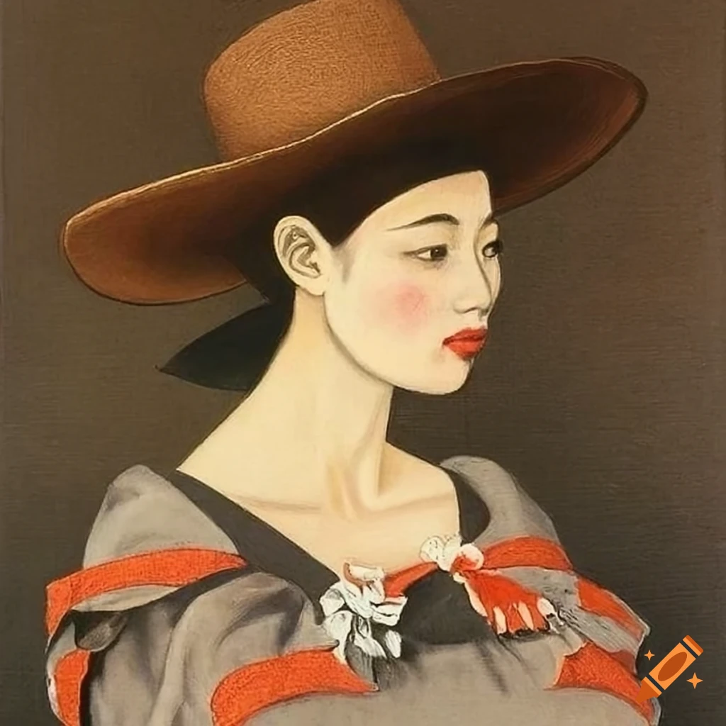 woman wearing a Spanish bolero cowboy hat
