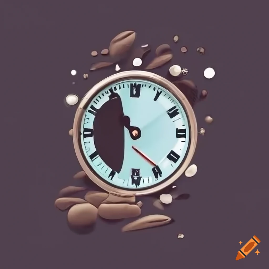 watch and coffee logo