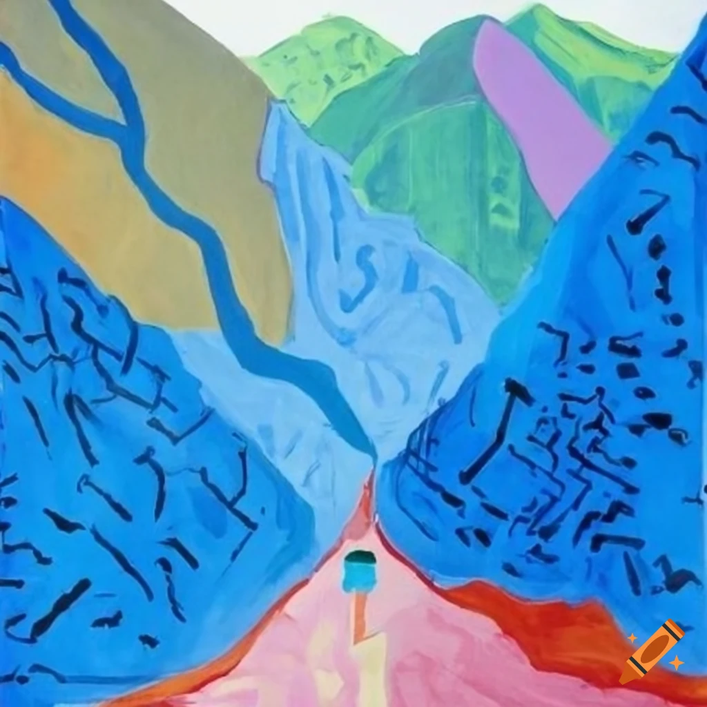highway painting by Georges Braque and David Hockney