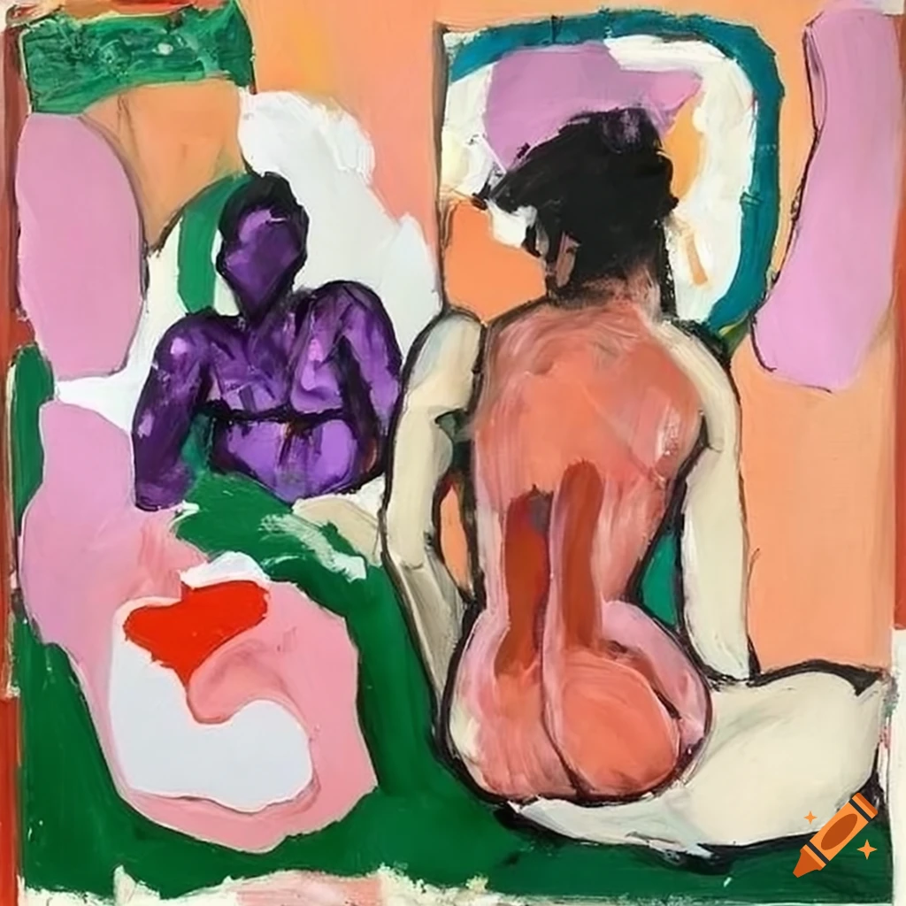 contemporary mixed media figurative painting by various artists