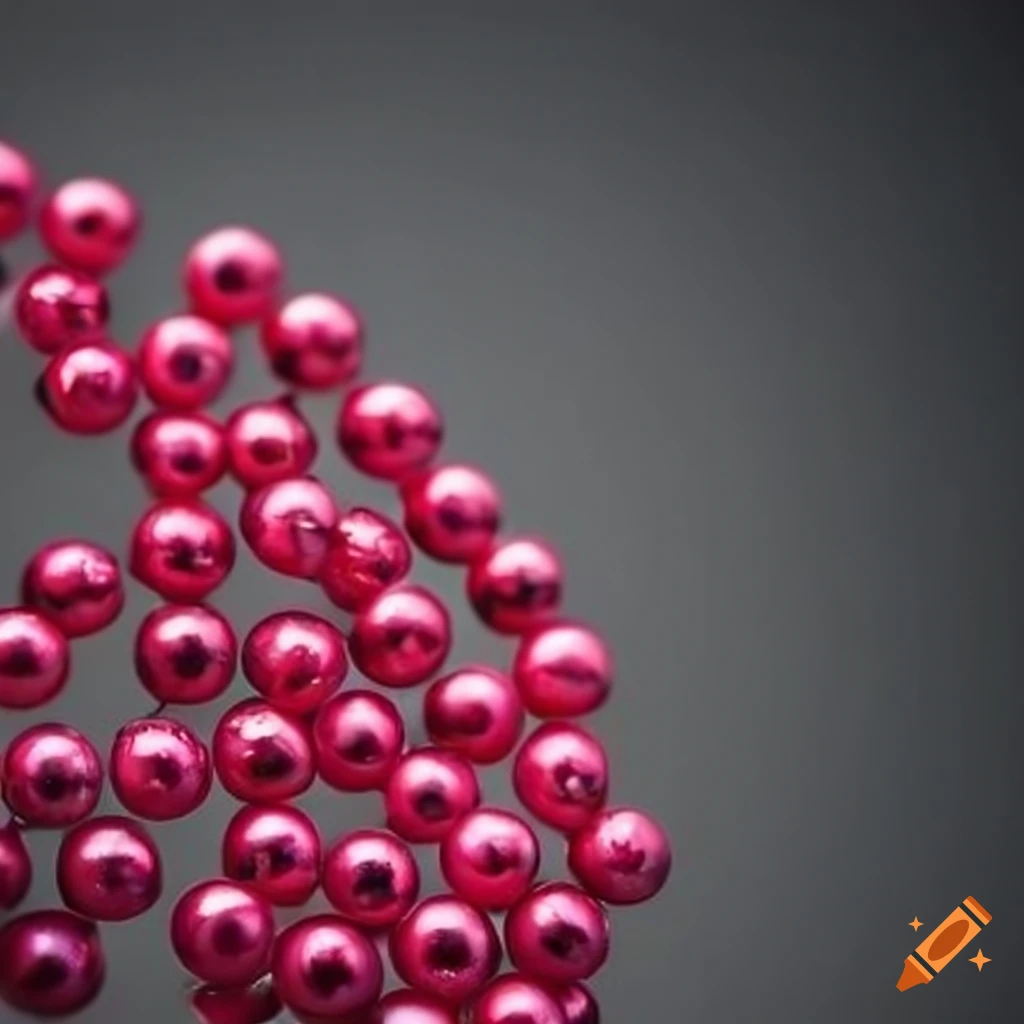 pink and red bead earrings