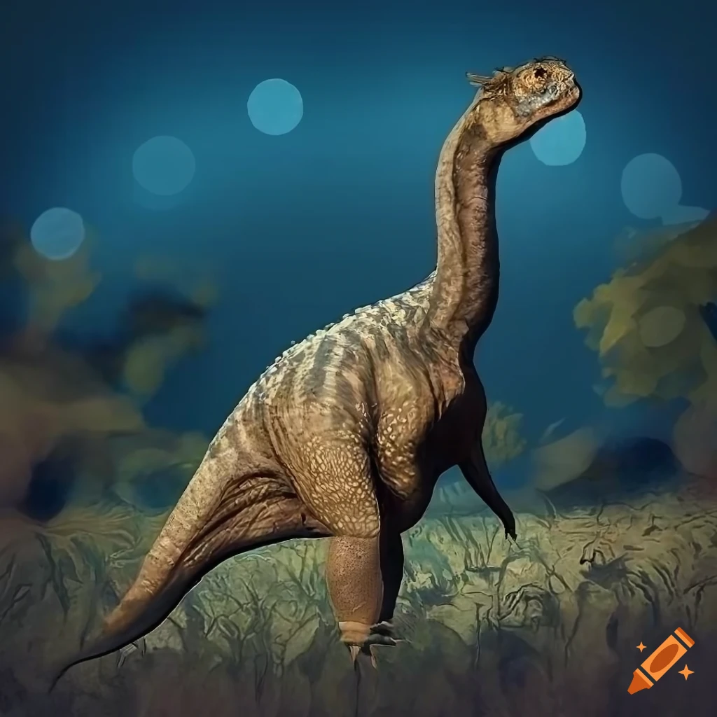 detailed depiction of a Hadrosaurus dinosaur