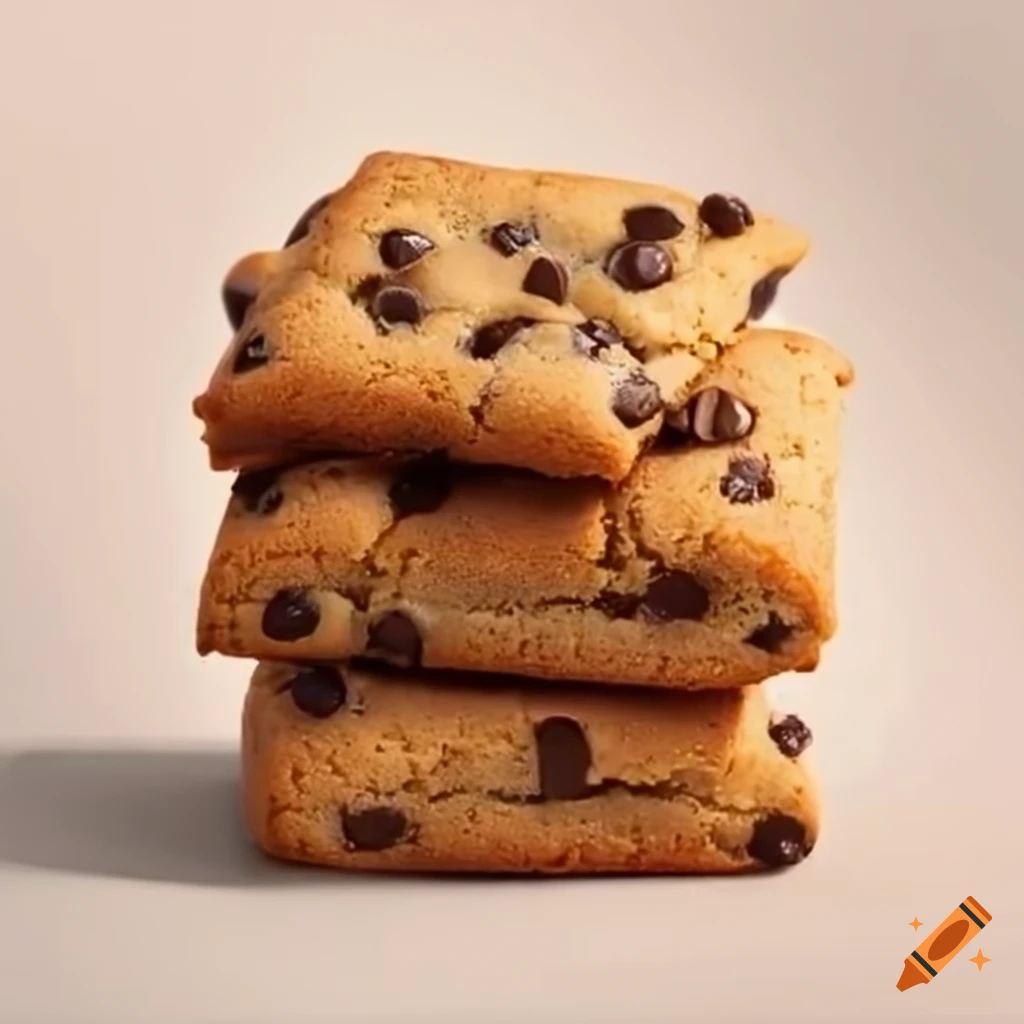 square chocolate chip cookie