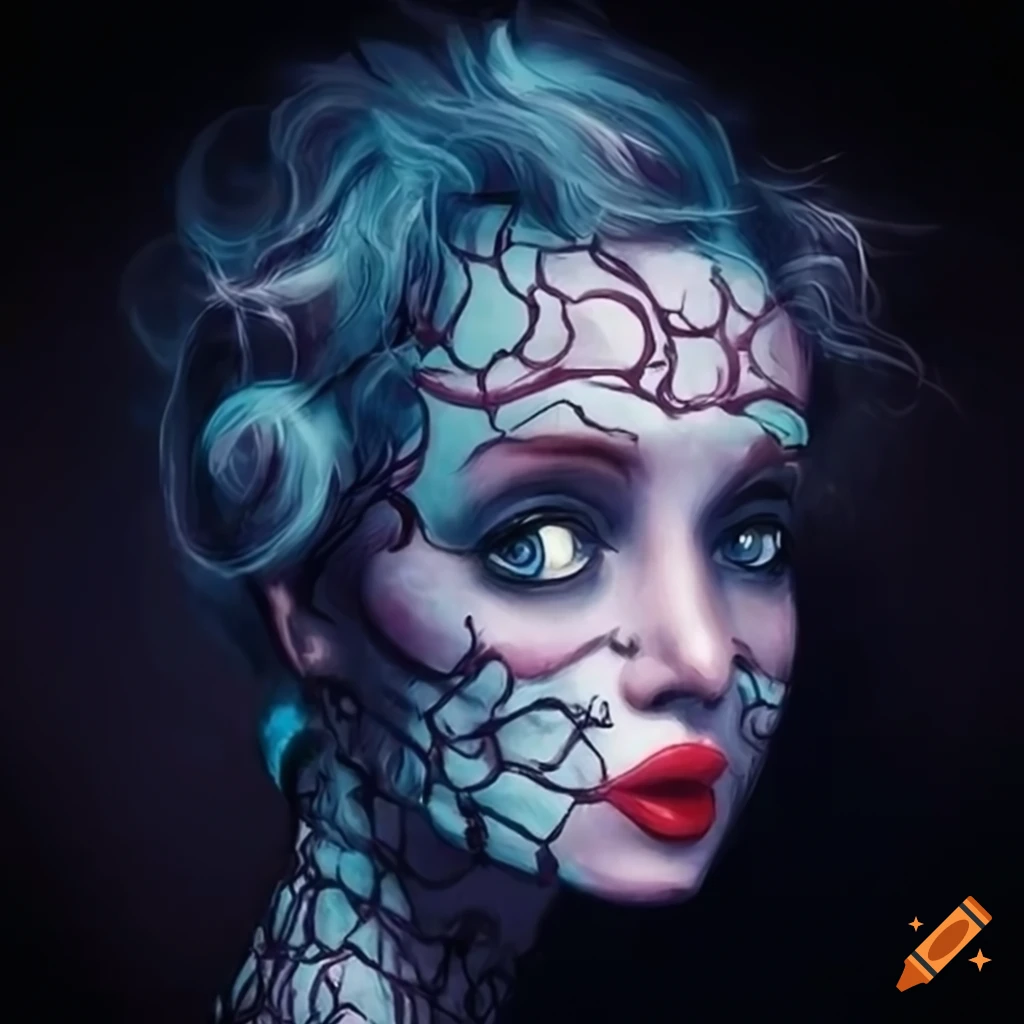 Tim Burton-style stars artwork