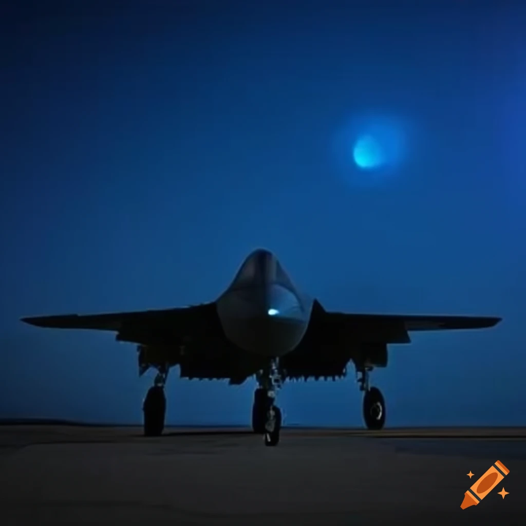 stealthy variant of F-104 fighter jet