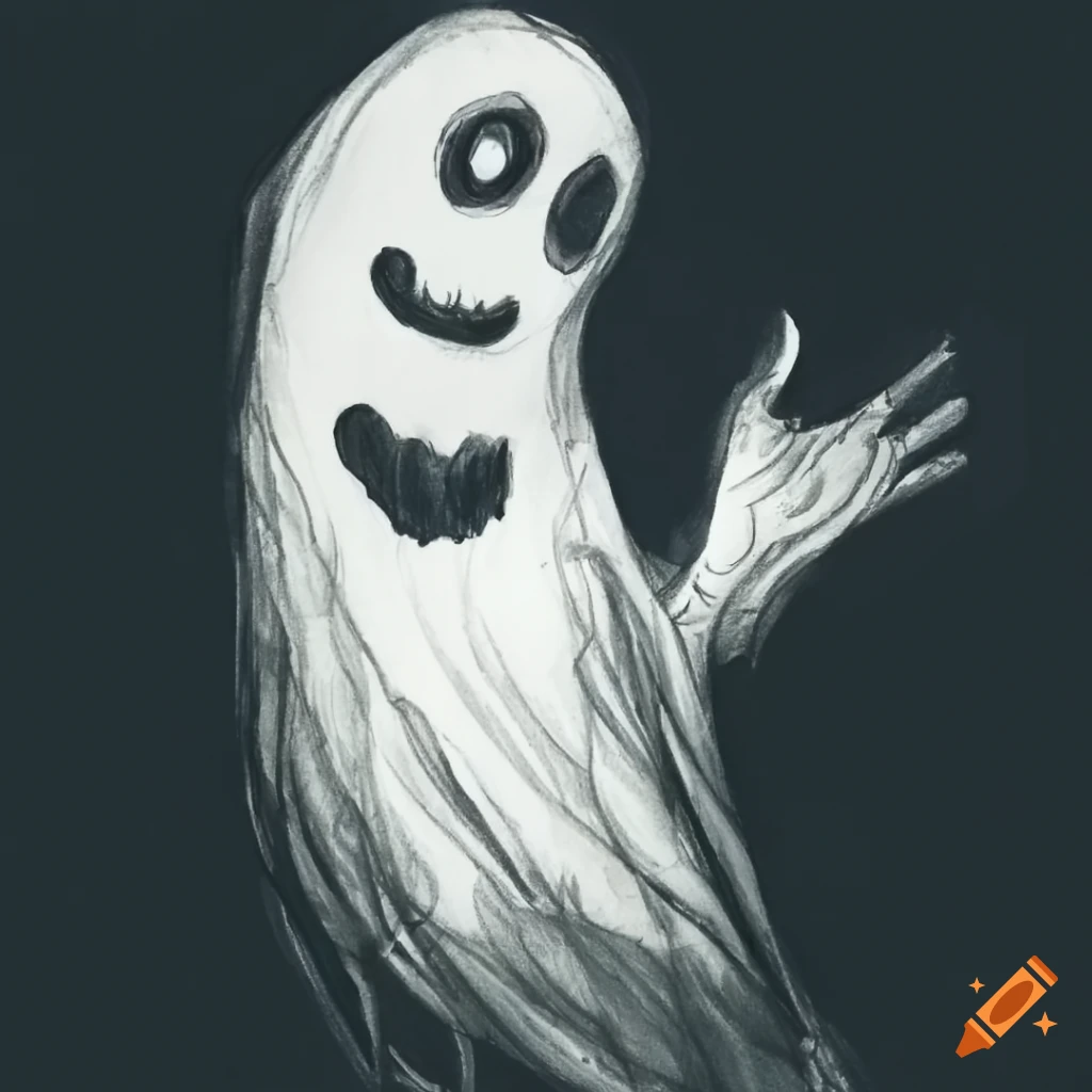 cute ghost doodle