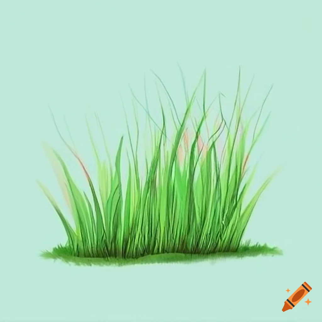 cute grass art