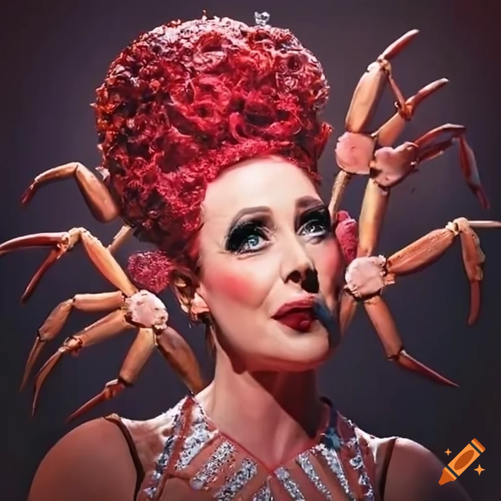 crab characters performing in a cabaret musical