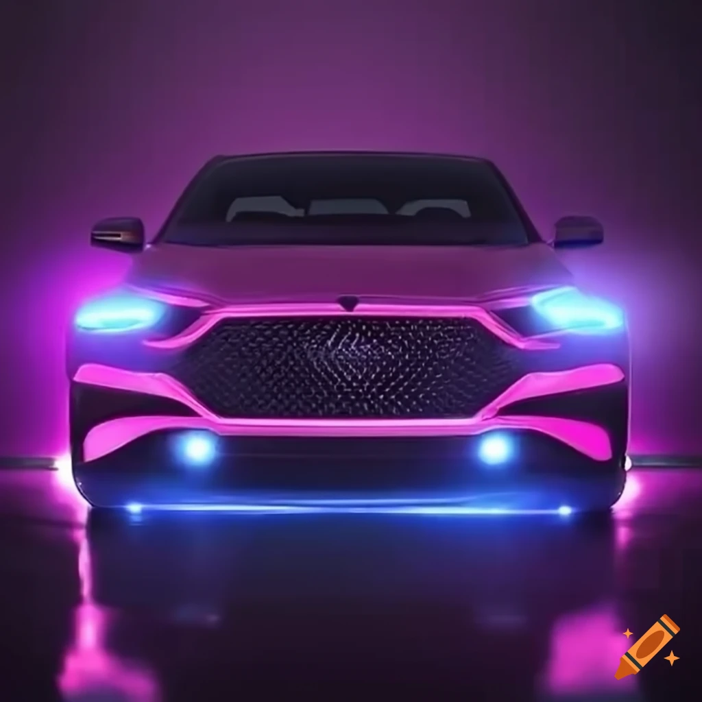 photo of the new "Shuffler" car by Webbed in a showroom