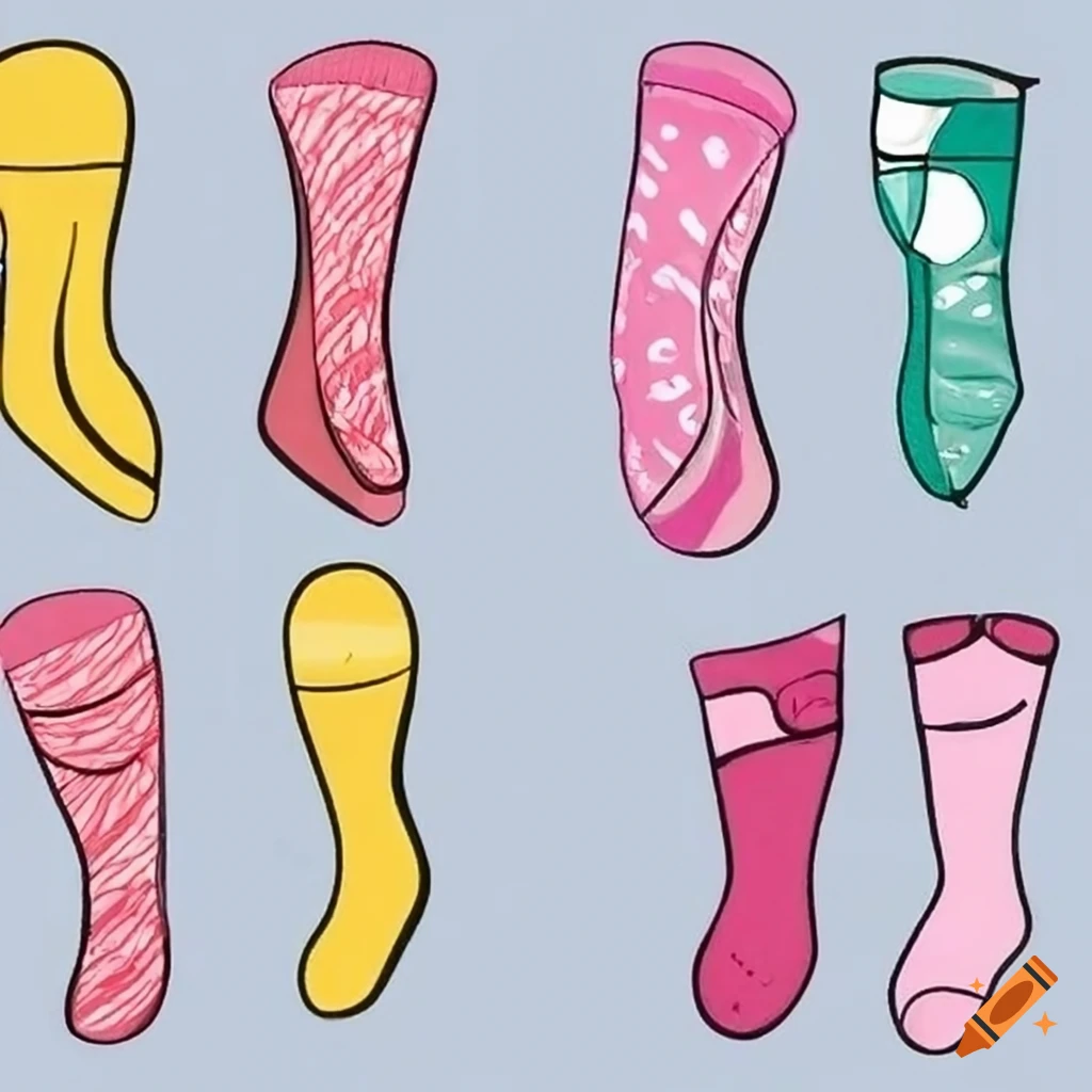 a set of 6 socks