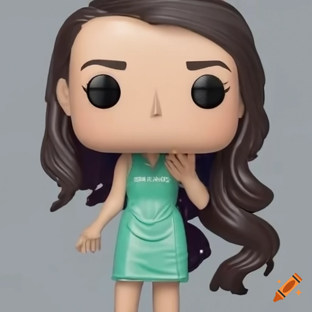 funko pop of Jacinda Ardern with New Zealand flag