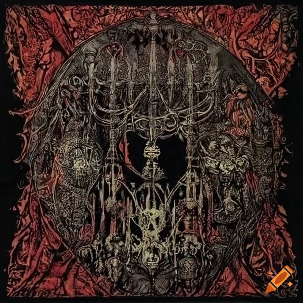 esoteric black metal album cover