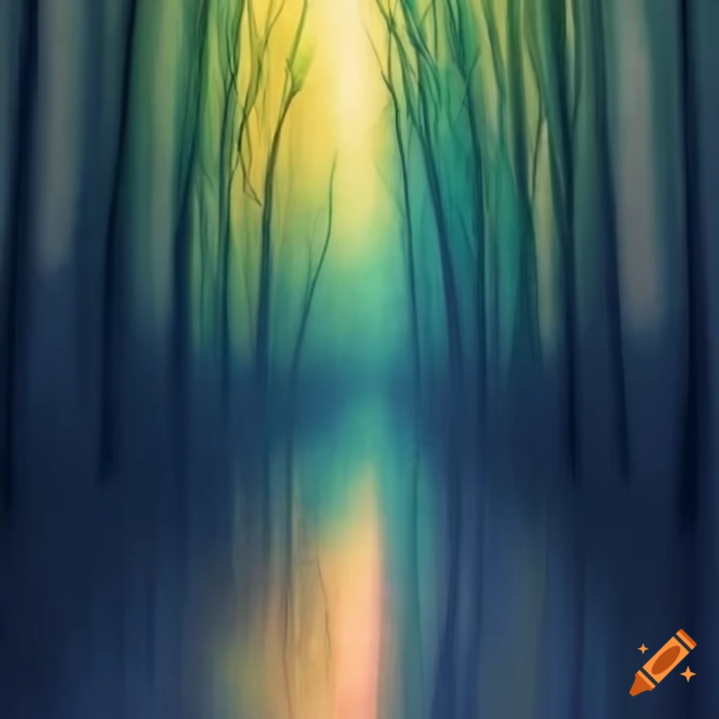 abstract artwork inspired by a haiku
